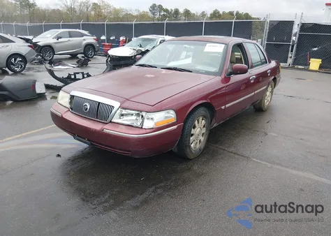 2004 Mercury Grand Marquis Ls from USA, damaged, VIN 2MHFM75W34X680165